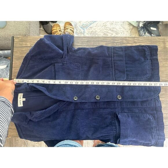 Alex Mill Navy Blue Boyish Corduroy Blazer Jacket Size XS Huckberry - Picture 14 of 15